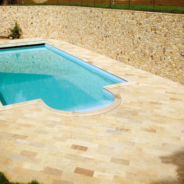 brazilian quartzite stone pool