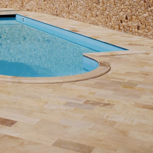 brazilian quartzite stone pool