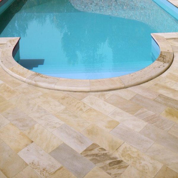 brazilian quartzite stone pool