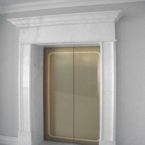 white carrara marble frame