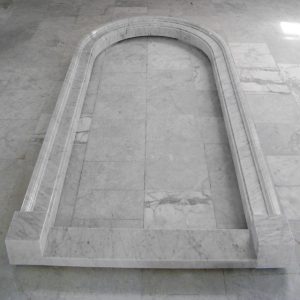 white carrara marble frame