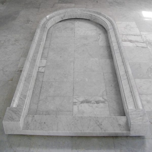 white carrara marble frame