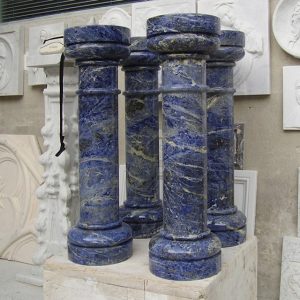 colonne marmo sodalite blu