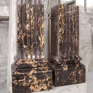 colonne marmo portoro