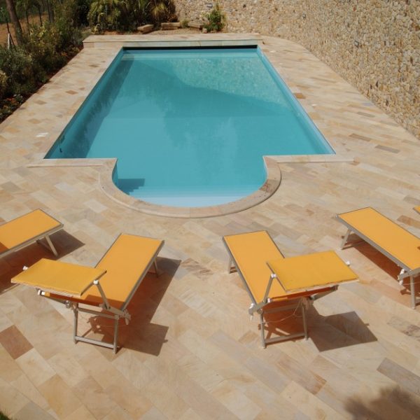 brazilian quartzite stone pool