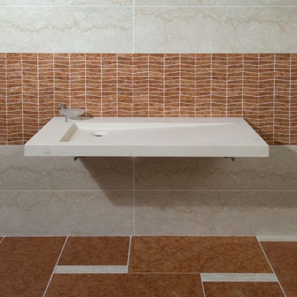 rosso verona marble bathroom