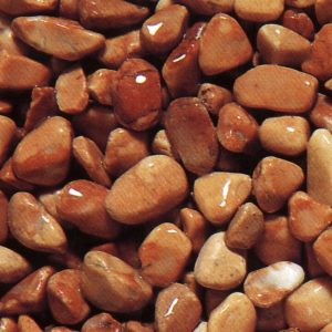 red verona marble pebbles