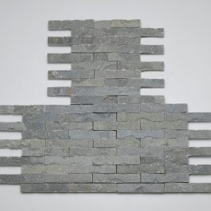 listelli rivestimento grigio pietra quarzite rete hyms085