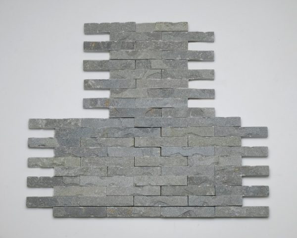 listelli rivestimento grigio pietra quarzite rete hyms085