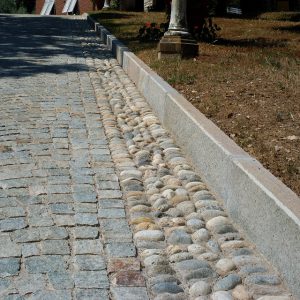 pavimento ciottoli cubetti