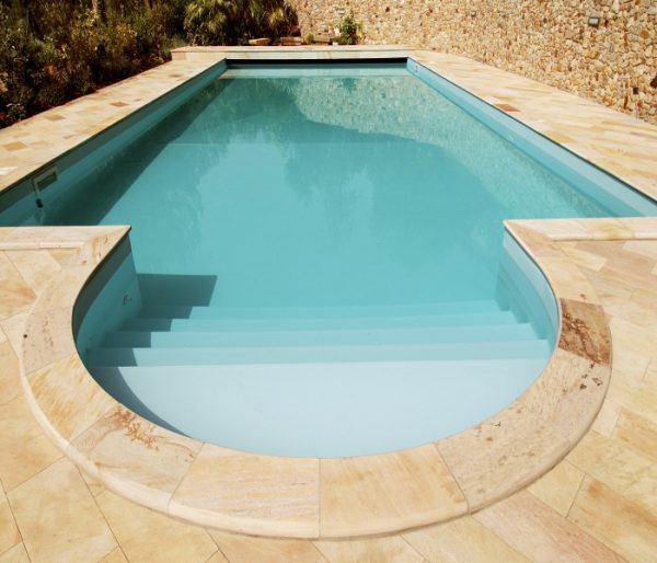 piscina piastrelle quarzite brasiliana