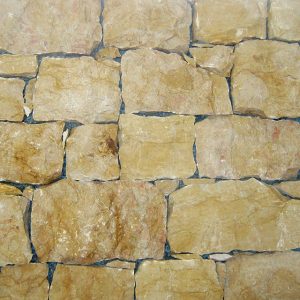 giallo reale marble covering sawn back