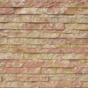 rivestimento pietra spaccatello giallo rosato