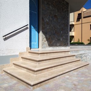 travertine stair