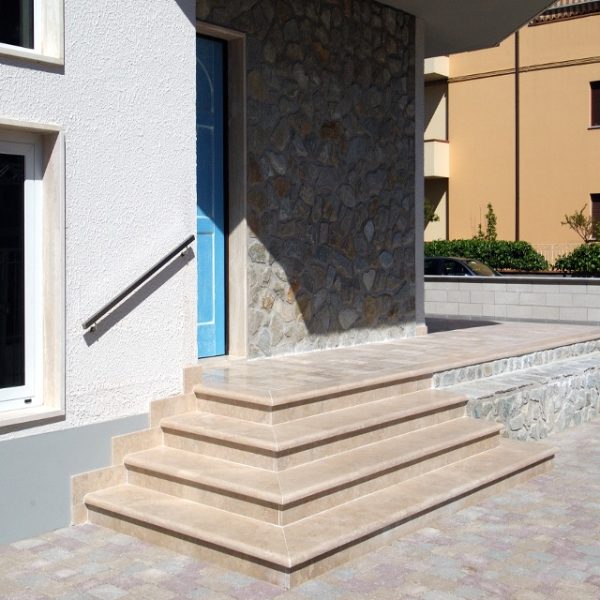 travertine stair