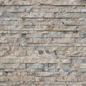 rivestimento pietra spaccatello travertino noce