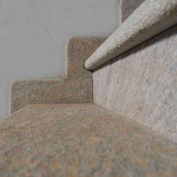 golden luserna stone stair