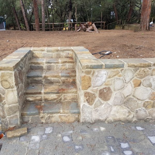 rivestimento muro pietra di langa retrosegata